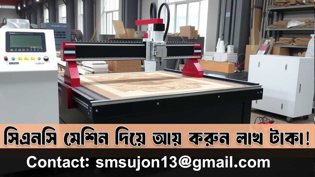 CNC Machine Business Startup: Budget, Setup & Woodworking Success Tips (১৫ লক্ষ টাকায়) | SABATECHBD