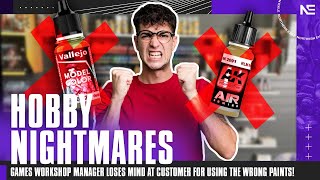 Games Workshop Manager LOSES Mind at Customer For Using the WRONG Paints!