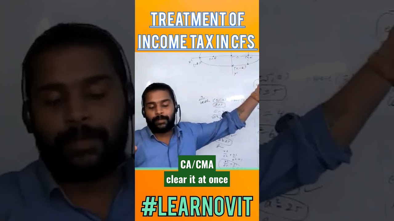 Treatment of income tax 