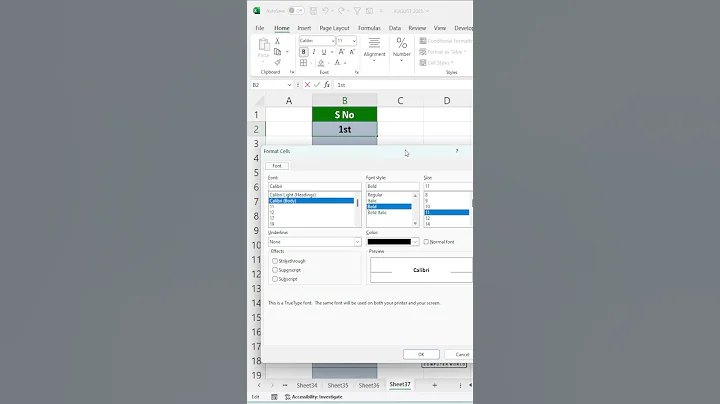 Excel Magic 🪄 | Add 1st, 2nd, 3rd Automatically in Excel 😲 #excel #exceltips @GlobalComputerWorld