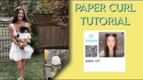 paper curl funimate tutorial | dqmond