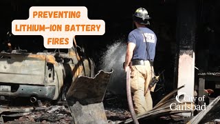 Preventing Lithium-ion Battery Fires
