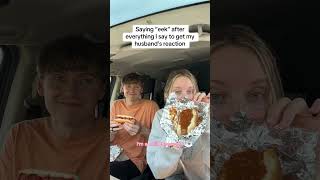 I Tried Saying Eek After Every Sentence To My Husband For A Whole Meal