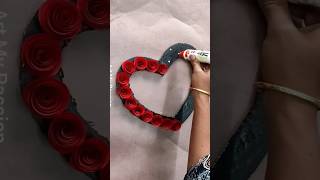 Valentine&#39;s Day Craft Ideas | diy Wall hanging #craft #diy #shorts #viral #wallhanging  #trending