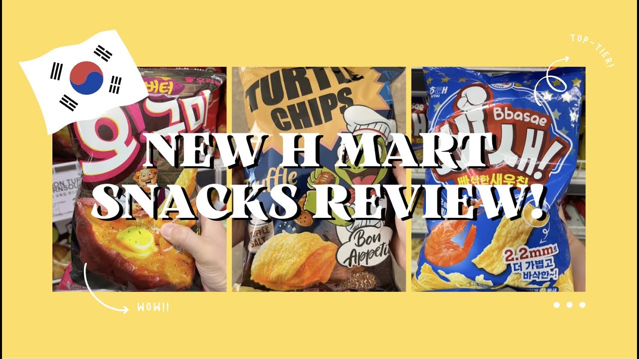 New H Mart Snack Reviews YouTube