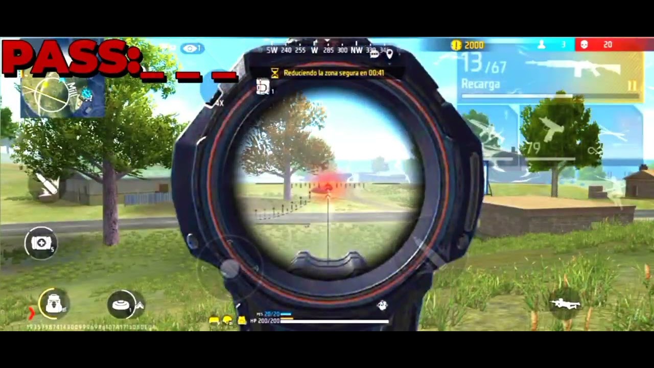 Aimbot pecho todo rojo + Antena mano para free fire global🔥📂