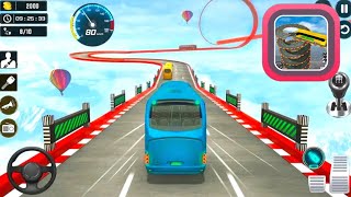 Bus Game : Bus Stunt Simulator | Crazy Bus Stunts Game Crossing Impossibly High Sky Tracks? screenshot 5