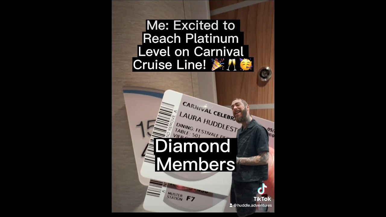 Diamond members were not impressed when we hit platinum on Carnival 🤣  