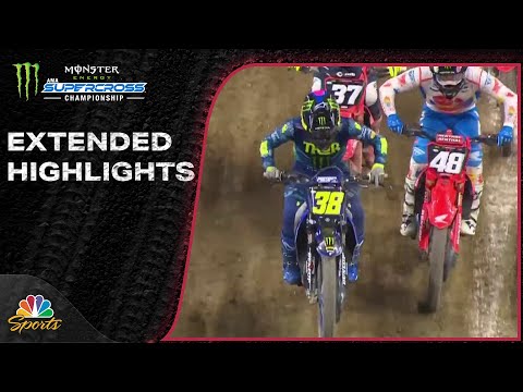 Supercross 2024 EXTENDED HIGHLIGHTS: Round 10 in Indianapolis | 3/16/24 | Motorsports on NBC