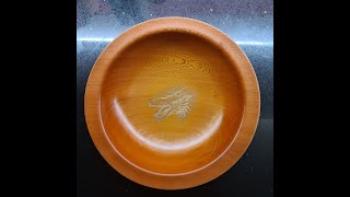 Re-finish from round and brown to dragon bowl @PeteTwistedTrees