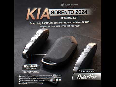 2024 KIA Sorento Smart Key Remote 433MHz 6-Button 95440-P2AH0 Aftermarket.