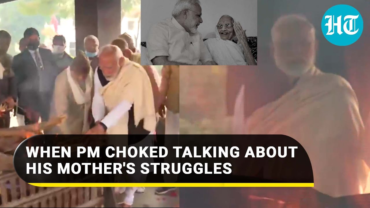PM Modi in tears as mother Heeraben laid to rest | World leaders offer condolences