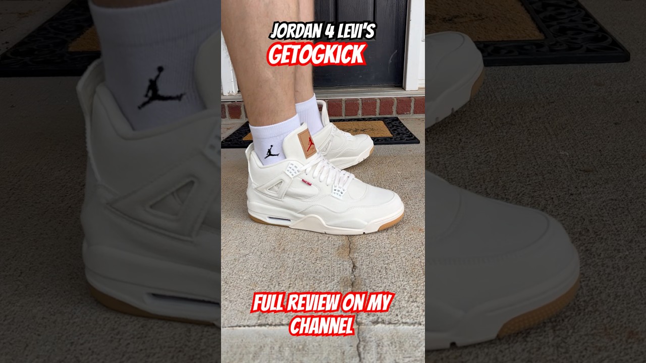 Jordan 4 Levi’s from getogkick. Full review on my channel 