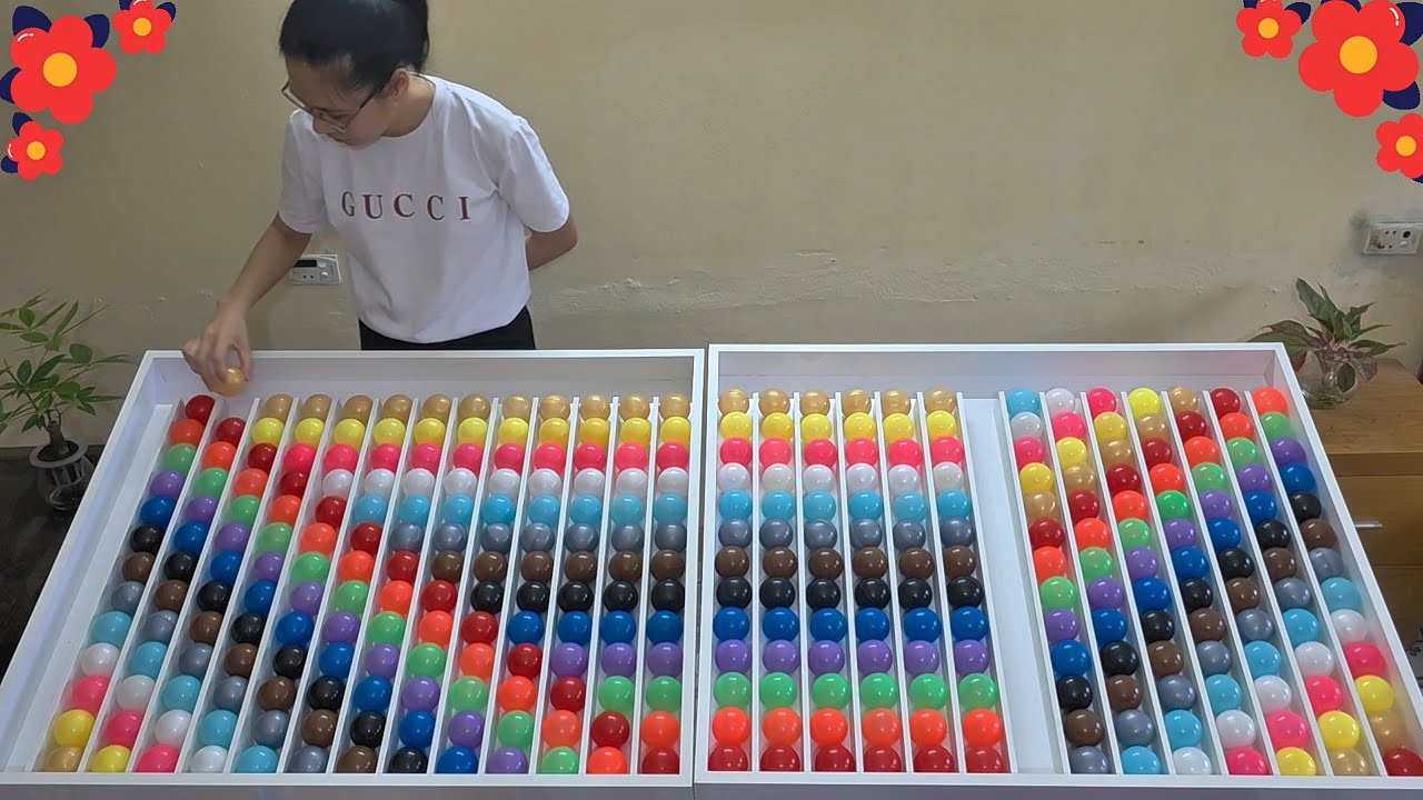 🌈 Color Ball Sorting Game 🎨 | Relaxing Puzzle + Satisfying ASMR 🎧