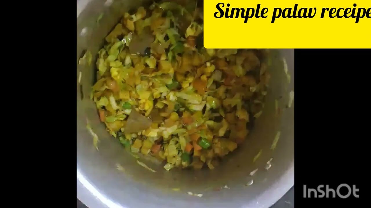 Simple palav recipe