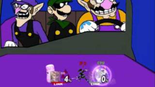 Brawl Hacks - What is Brawl. Mario Villians Stage.