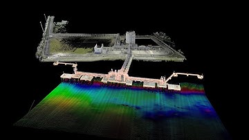 USV Otter Pro | USV Hydrographic Survey  | A fulfilled 3D Point Cloud model at a maritime project
