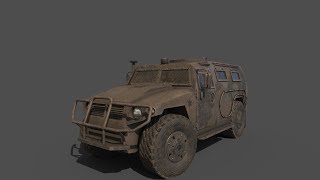 Texturing Gaz Tiger 3ds max-  Substance painter tutorial part - 1