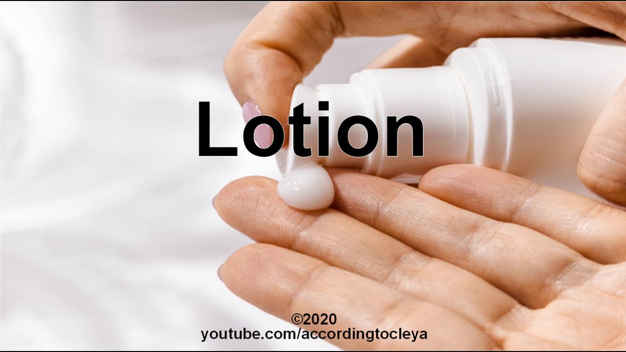 Lotion pronunciation according to Cleya