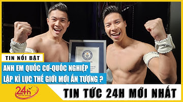 Quốc Cơ-Quốc Nghiệp xác lập kỷ lục Guinness mới tại Italy | TV24h