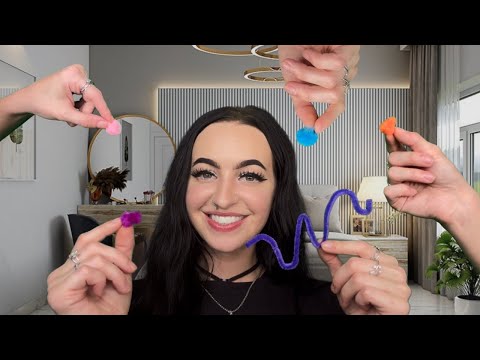[ASMR] Gluing Pom Poms To Your Face RP | Whispered