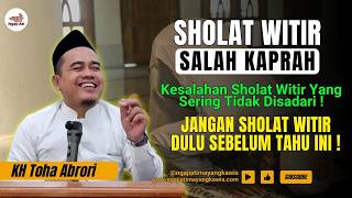 Is Witr Prayer 1, 3, or 5 Raka'at? Here's a Complete Explanation According to the Sunnah! KH Toha...