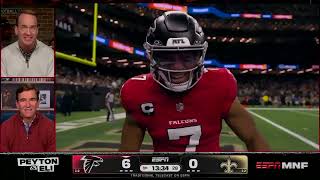 Peyton & Eli Can't Believe Bijan Robinson’s Opening-Drive TD | ManningCast