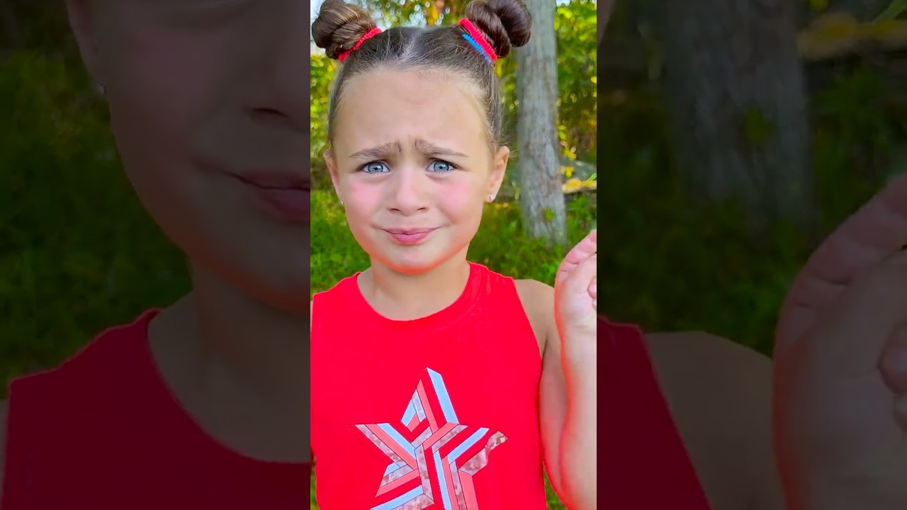 Who touched our faces? I hope its not the spooky scarecrow #shorts #shortsforkids #kidsshorts