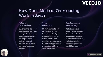 Method overloading and method overriding