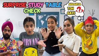 Surprise Study Table Check | Ramneek Singh 1313 | RS 1313 VLOGS
