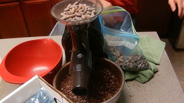 Grinding and Winnowing Cocoa Beans
