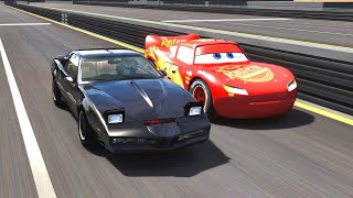 Lightning McQueen vs KITT Knight Rider at Special Stage Route X screenshot 5