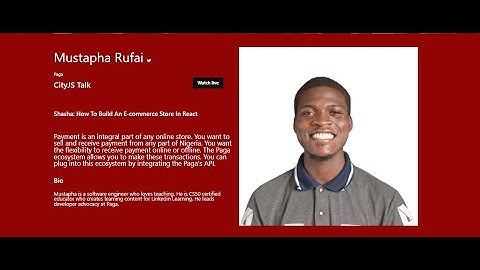 CityJS Lagos Meetup - Mustapha Rufai