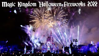 Magic Kingdom Halloween Fireworks - Disney's Not-So-Spooky Spectacular in 4K | Walt Disney Worl