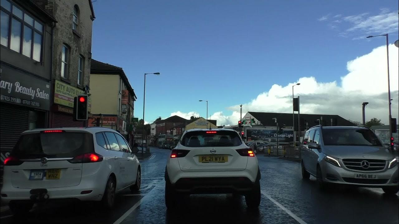 Driving On Prescot Road A57, Green Lane B5189 & West Derby Road A5049