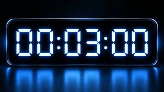 3 Minute Timer | Countdown Timer with Alarm