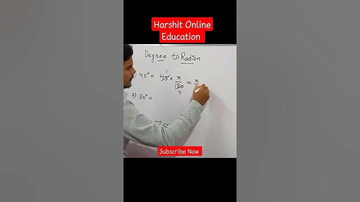Degree To Radian in 15 Seconds. ❤️❤️👍😎 #shorts #shortsvideo #viral #viralvideo