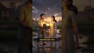 Treasure love flood. moral story with life lesson.