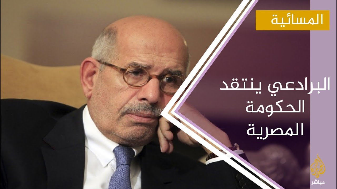 البرادعي ينتقد الحكومة المصرية ويعيدها الى الستينات ❗