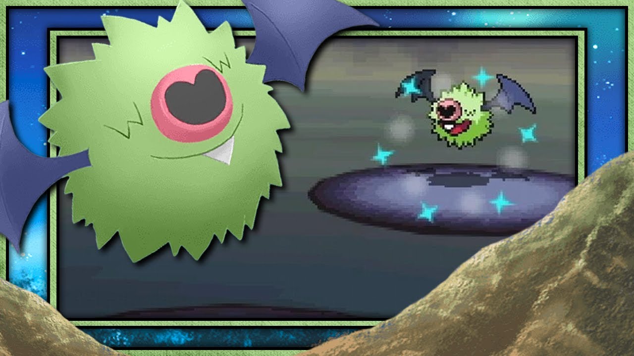 Live Shiny Woobat on Black after 1,953 REs