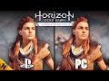 Horizon Zero Dawn PC vs PS4Pro | Direct Comparison