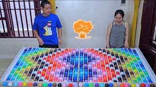 ๐ Color Ball Sorting Game ๐จ | Relaxing Puzzle + Satisfying ASMR โก๏ธ level 21