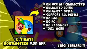 ULTIMATE BOWMASTERS MOD APK [ NO PW ] || VERSI TERBARU!!!