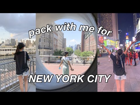 pack with me for nyc 🌃