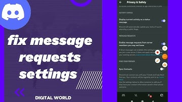 How To Fix Message Requests Settings On Discord app 2025