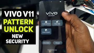 VIVO V11 (1806) Pattern Unlock New Security 2020 Method UMT