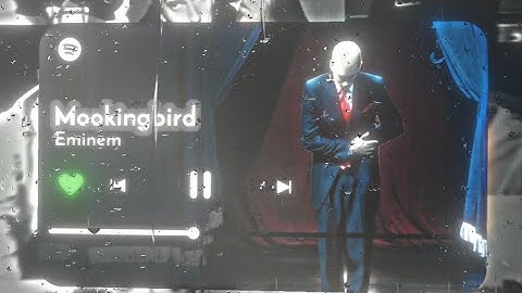 Mookingbird Eminem 🔥 spotify card editing Sad status #lyrics #editing