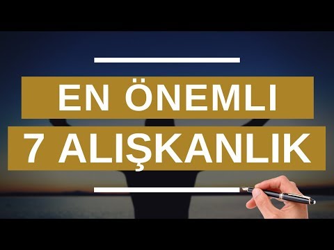 Hayatınızı Değiştirecek 7 Alışkanlık | Etkili insanların 7 alışkanlığı - Stephen Covey | Kitap özeti