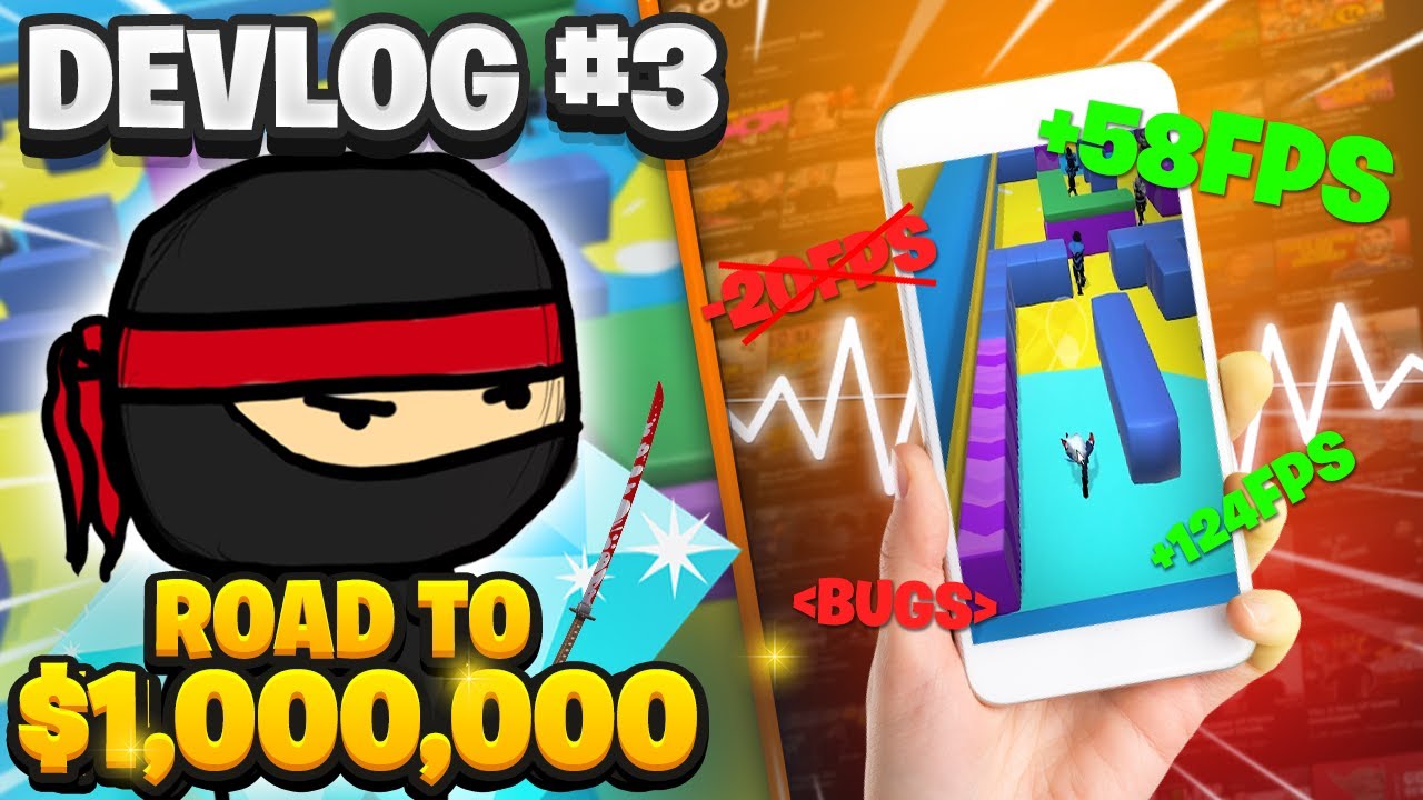 Optimizing My Game For Mobile Devices - Road To $1,000,000 With Game Development