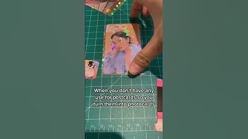 Turning a TWICE postcard into a photocard #kpop #twice #photocard #twicemina